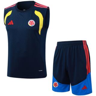 Conjunto de camiseta del Colombia 2026 -Dark Azul